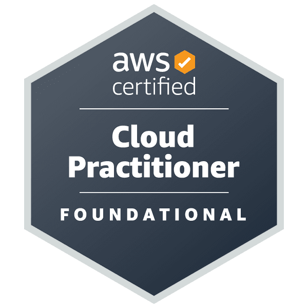 AWS certification badge
